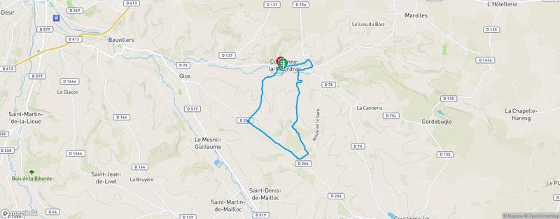 Randonnée à Courtonne-la-Meurdrac - Une virée dans la campagne de Courtonne