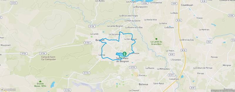 Randonnée à SaintMalodeBeignon La campagne de Beignon et son étang